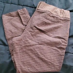 Cropped dress slacks